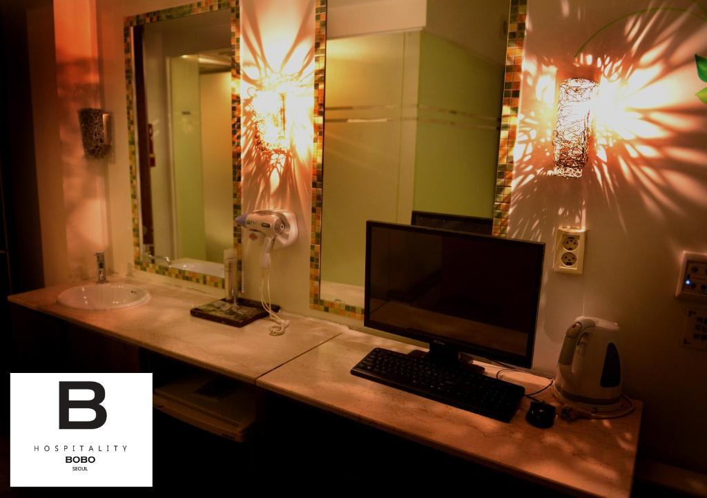 Bobo Hotel Hongdae Seoul Rom bilde